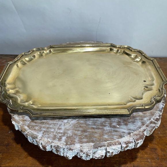 Vintage Hampton Brass Shop large serving tray - Picture 12 of 12